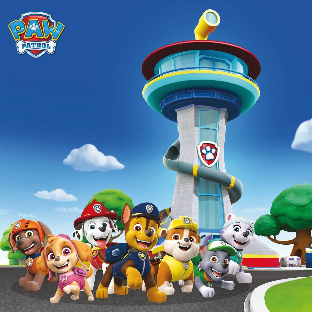 Keilrahmenbild Paw Patrol B/L: ca. 35x35 cm