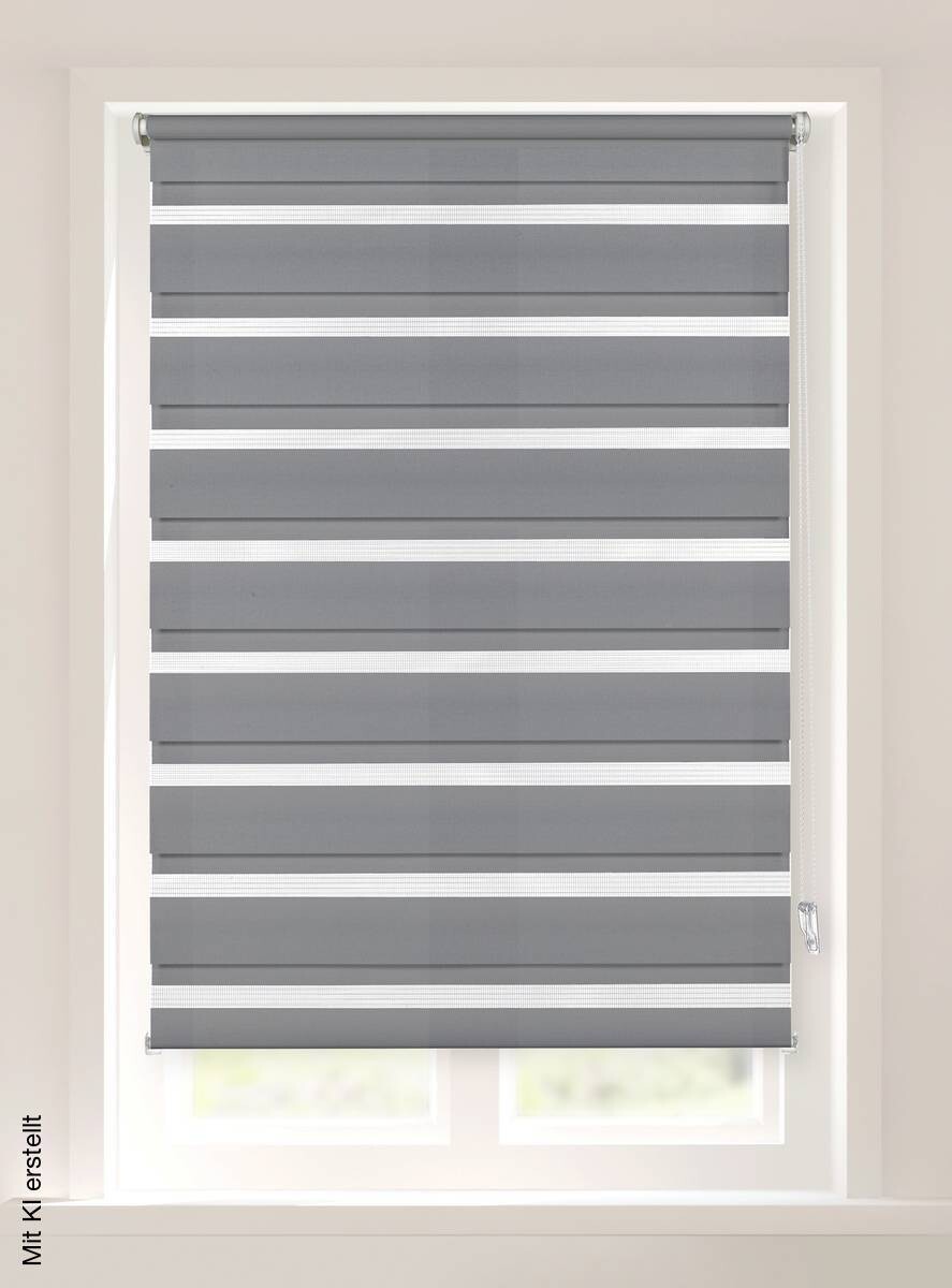 Boviva Doppelrollo anthrazit B/L: ca. 162x200 cm