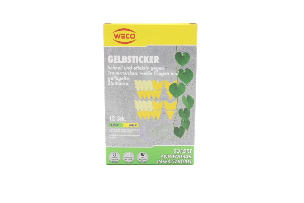 WECO Gelbsticker