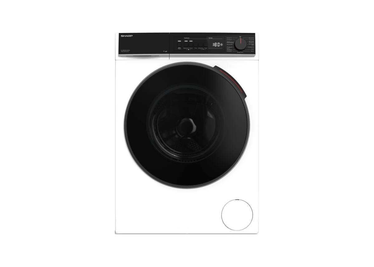 Sharp Waschmaschine ES-WNFB014CWDA-DE weiß B/H/T: ca. 59,7x84,5x58,2 cm