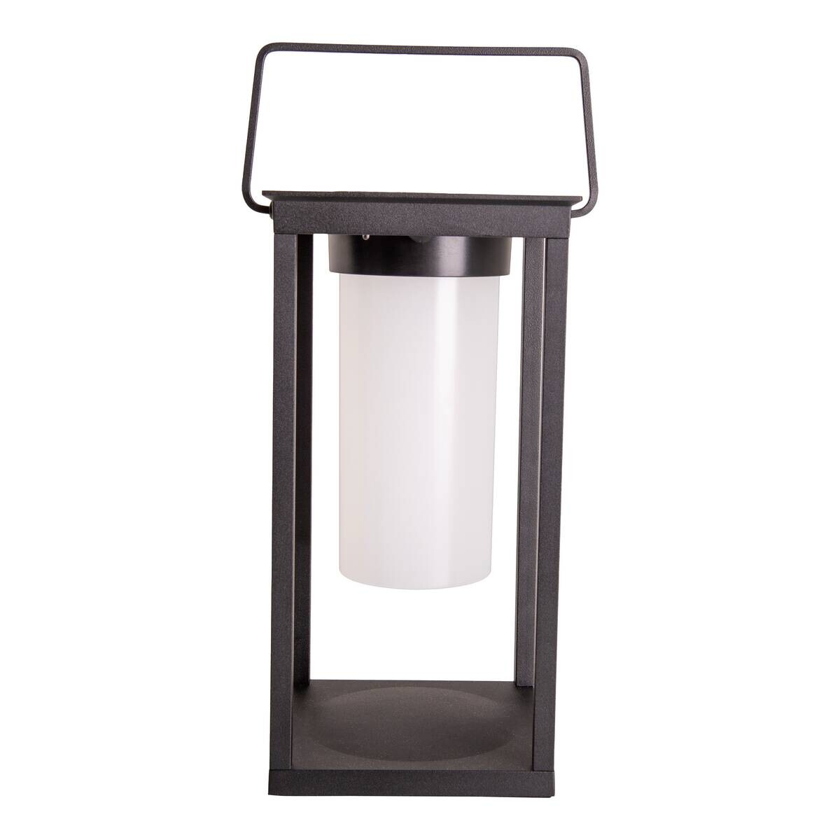 LED-Sockelleuchte 3180922 schwarz Aluminium Kunststoff B/H/L: ca. 14,5x28x14,5 cm