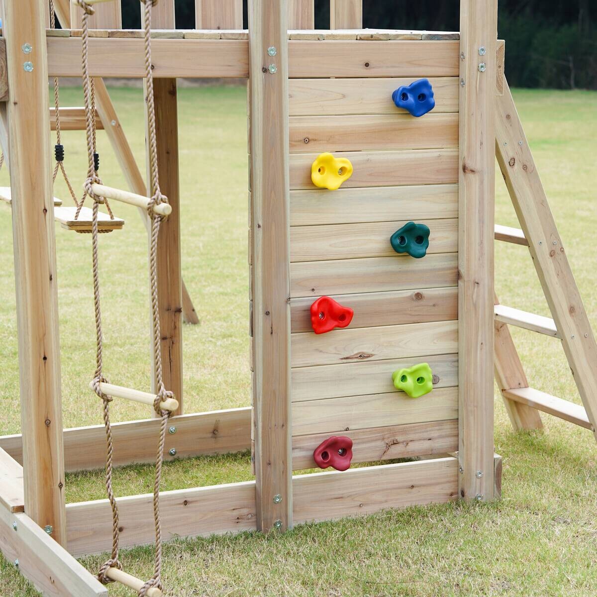AXI Spielturm Moos braun B/H/L: ca. 342x267x375 cm