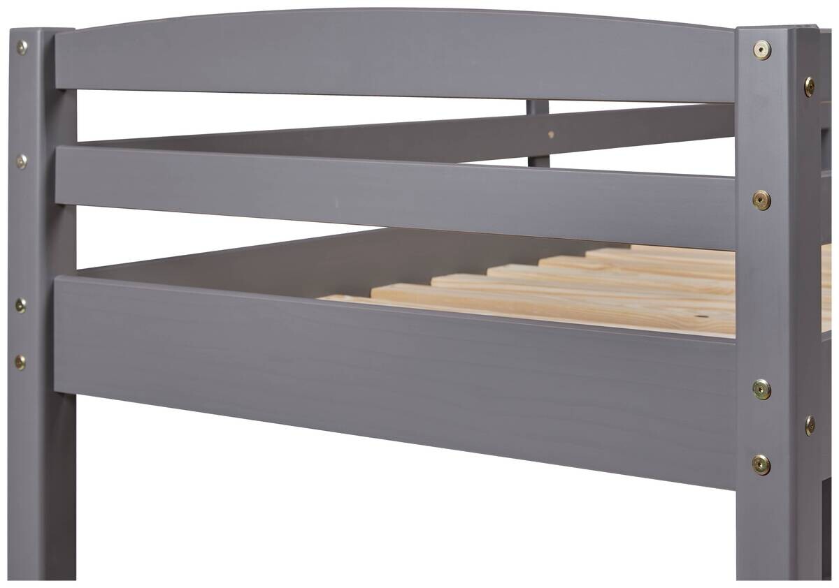 Etagenbett Lavius grau