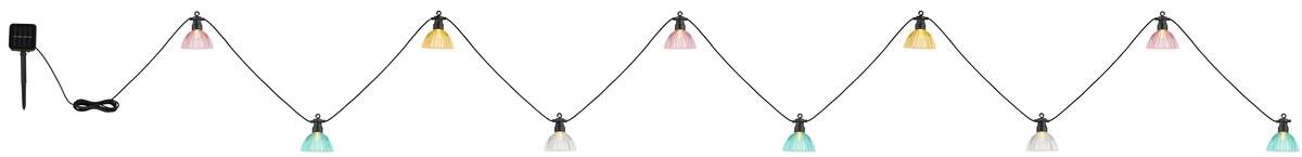 LED-Solar-Lichterkette 3,6 m schwarz Kunststoff H/L/D: ca. 10x360x8,5 cm