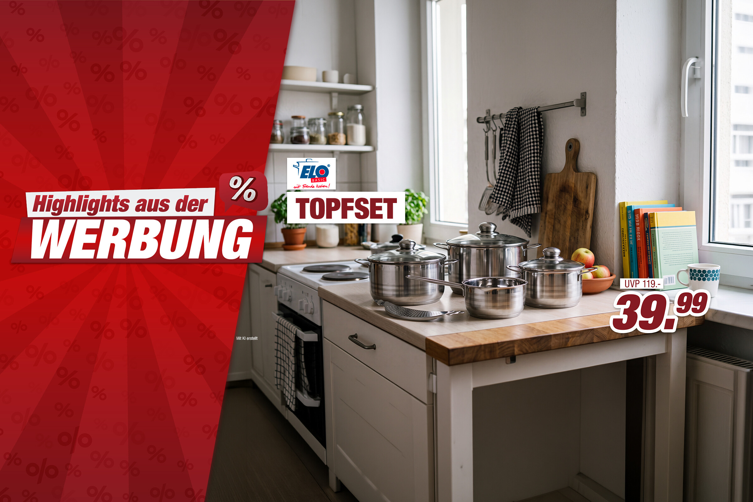 Unsere Werbe Highlights - -4 Topfset