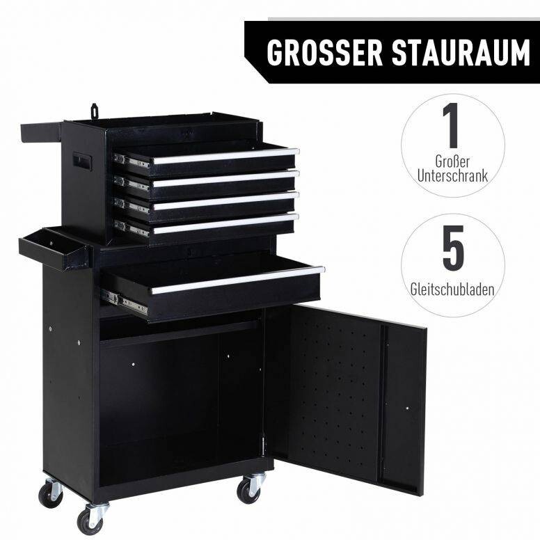 Mobiler Werkstattwagen B/H/T: ca. 52,5x104,5x28 cm