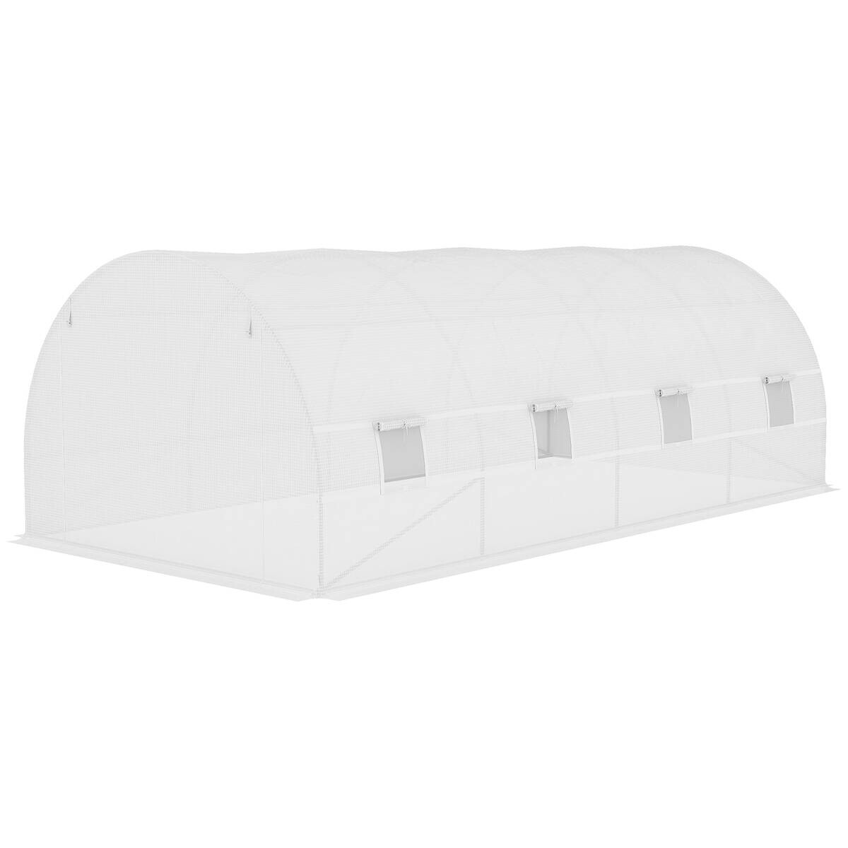 Outsunny Ersatzfolie weiß Polyethylen B/H/L: ca. 300x200x600 cm