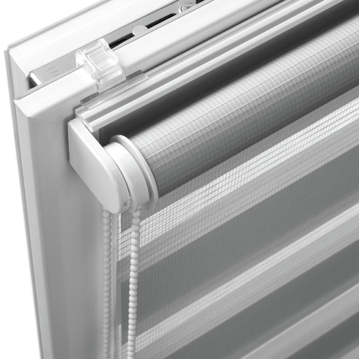 Doppelrollo Easyfix hellgrau B/L: ca. 100x150 cm