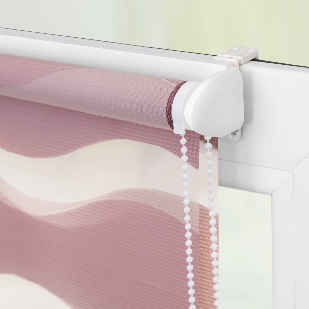 LICHTBLICK Doppelrollo Duo Welle altrosa B/L: ca. 60x150 cm