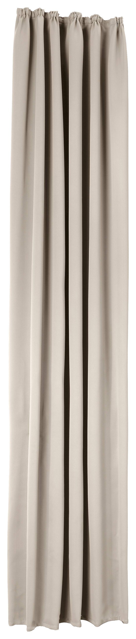 POCOline Verdunklungsvorhang Luna beige B/L: ca. 140x245 cm