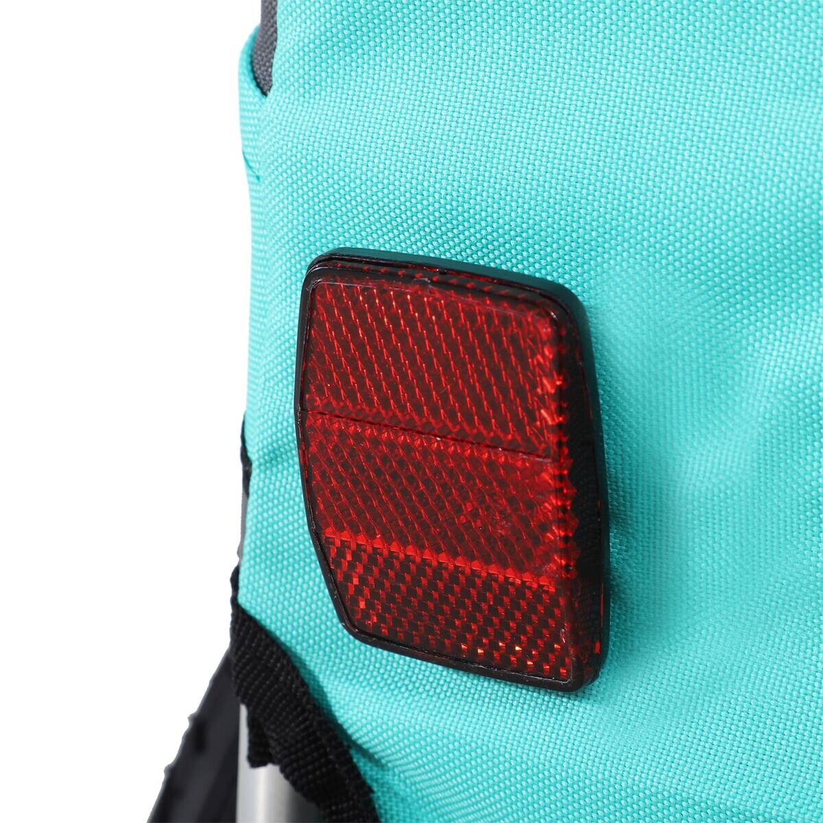 PawHut Fahrradanhänger grau grau B/H/L: ca. 73x130x90 cm