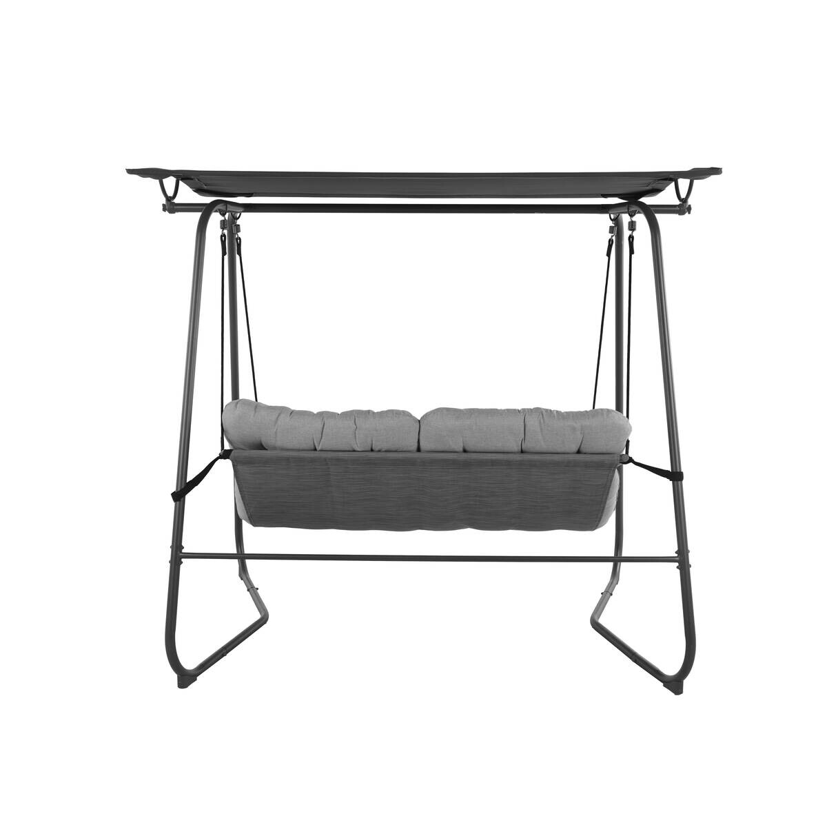 POCOline Hollywoodschaukel hellgrau Stahl B/H/L: ca. 151x195x220 cm