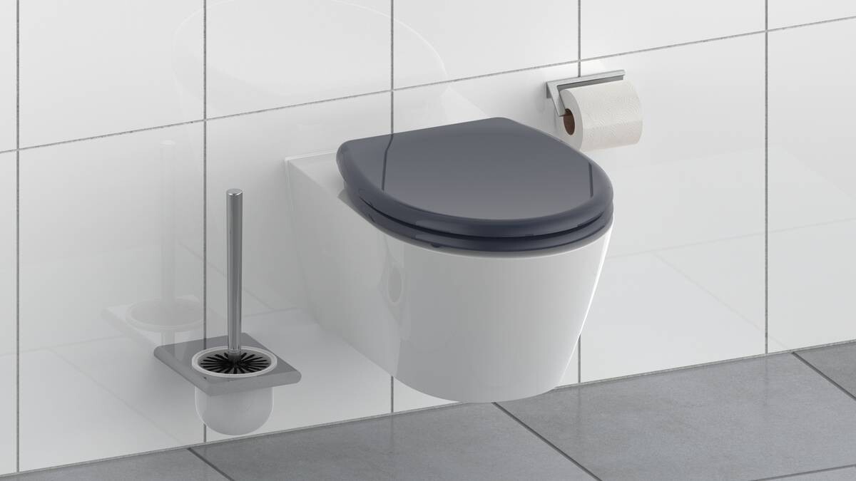 Schütte Duroplast WC-Sitz ANTHRAZIT Duroplast
