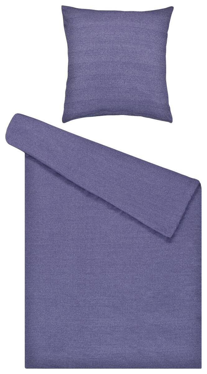 POCOline Microfaser Bettwäsche Jersey blau 50% Polyester, 50% Baumwolle B/L: ca. 135x200 cm