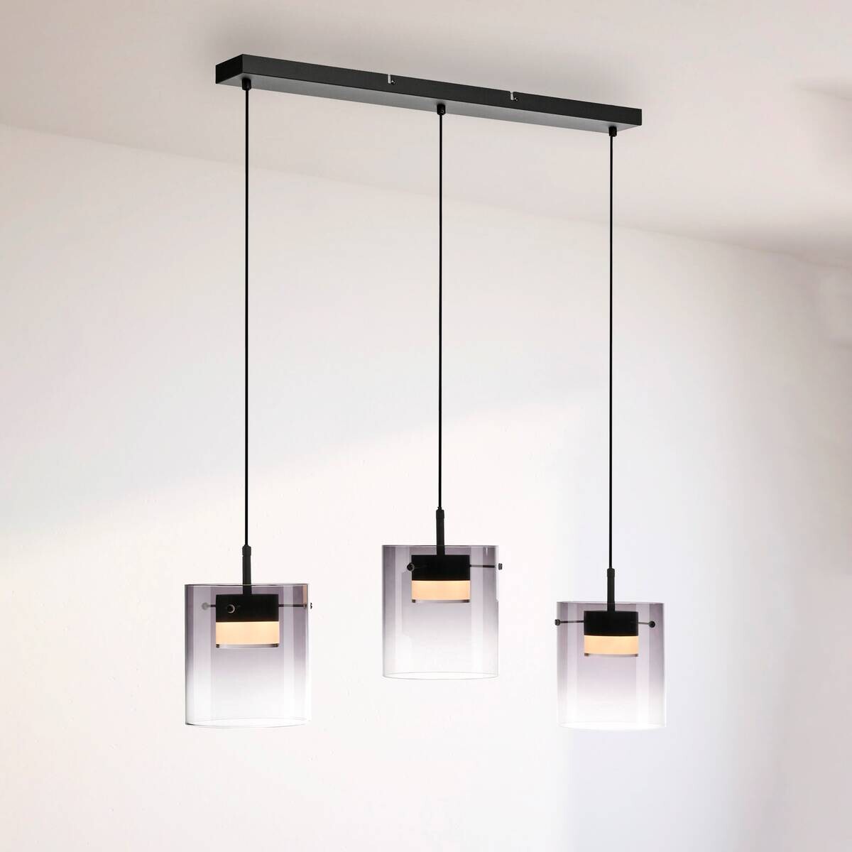 Just Light Pendelleuchte schwarz
