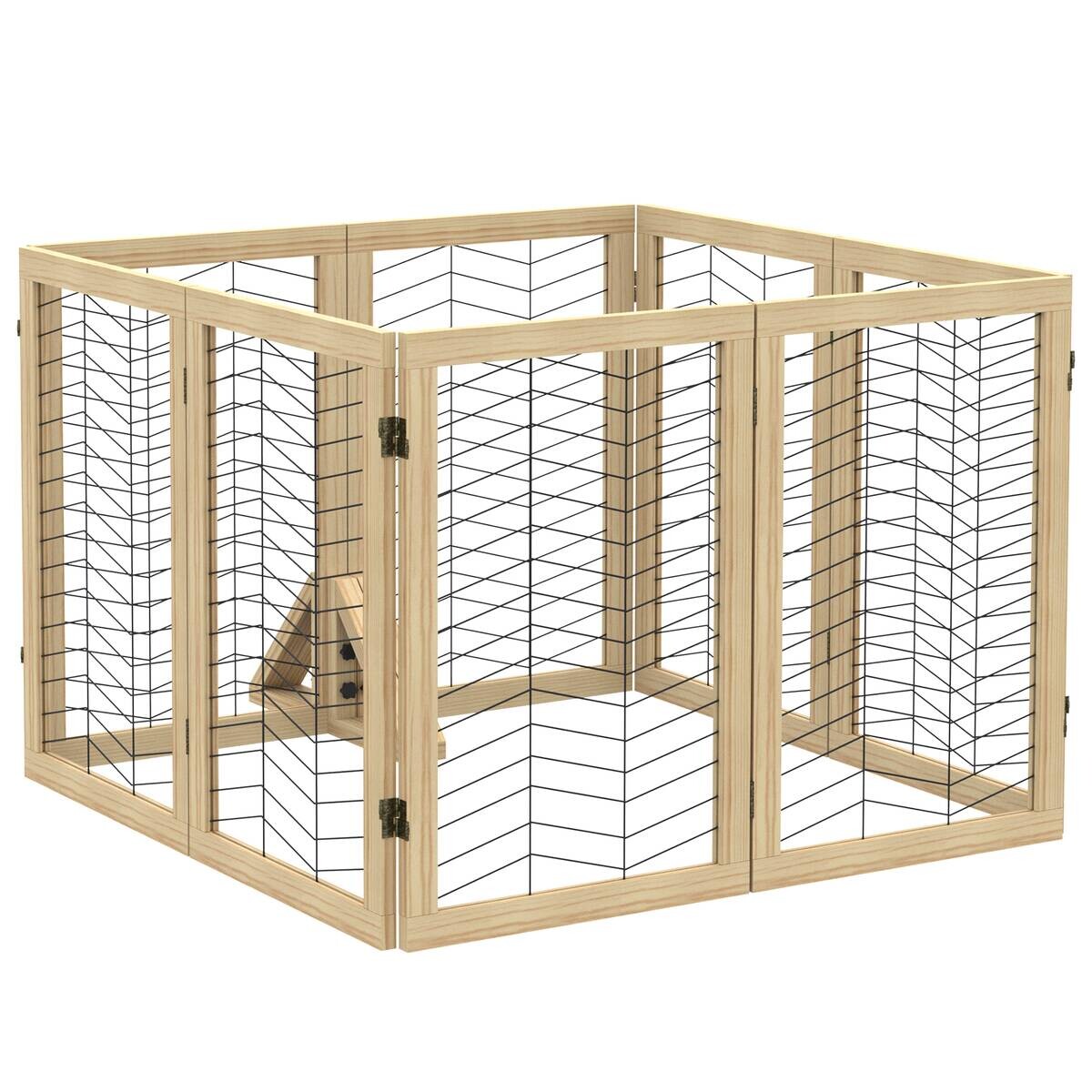 PawHut Hunde-Zubehör natur Edelstahl B/H/L: ca. 44x375x70 cm