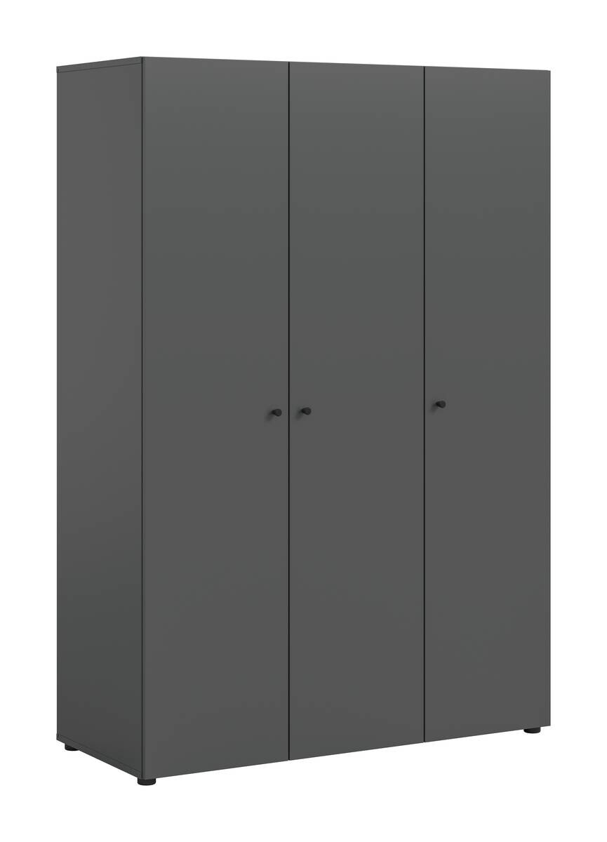 Kleiderschrank DARWIN anthrazit B/H/T: ca. 120x176x51 cm