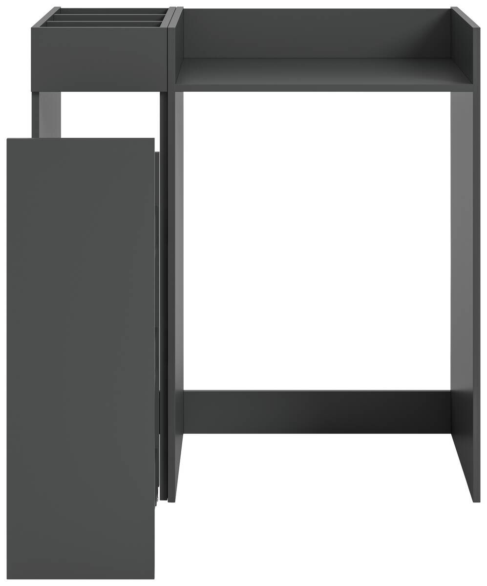 Waschmaschinenumbauschrank Free anthrazit B/H/T: ca. 95x101x60 cm
