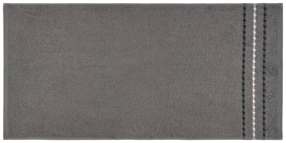 POCOline Handtuch ANNA anthrazit Baumwolle B/L: ca. 50x100 cm