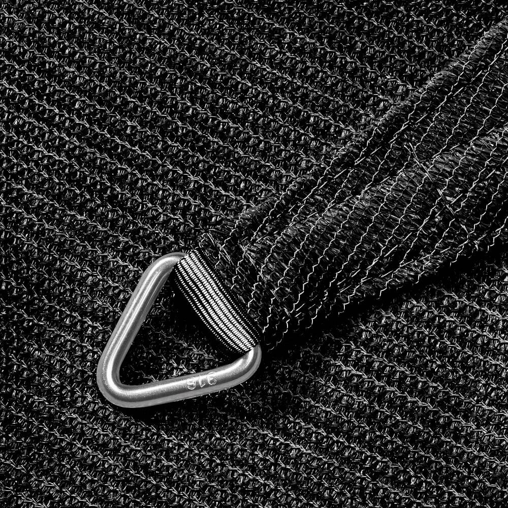 PLATINUM Sonnensegel Coolfit schwarz Polyethylen B/H/L: ca. 360x1x360 cm