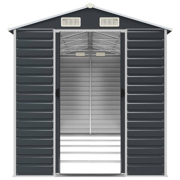 vidaXL Gartenhaus anthrazit B/H/T: ca. 191x198x470 cm