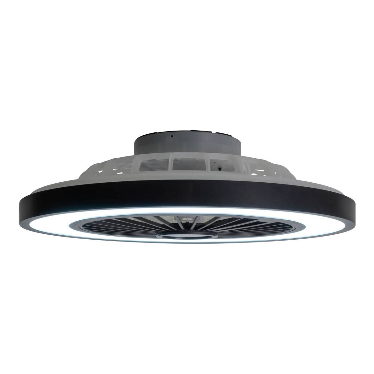 Näve Leuchten Deckenleuchte 1408622 schwarz Metall Kunststoff B/H/T: ca. 54x16x54 cm null 3 Brennstellen
