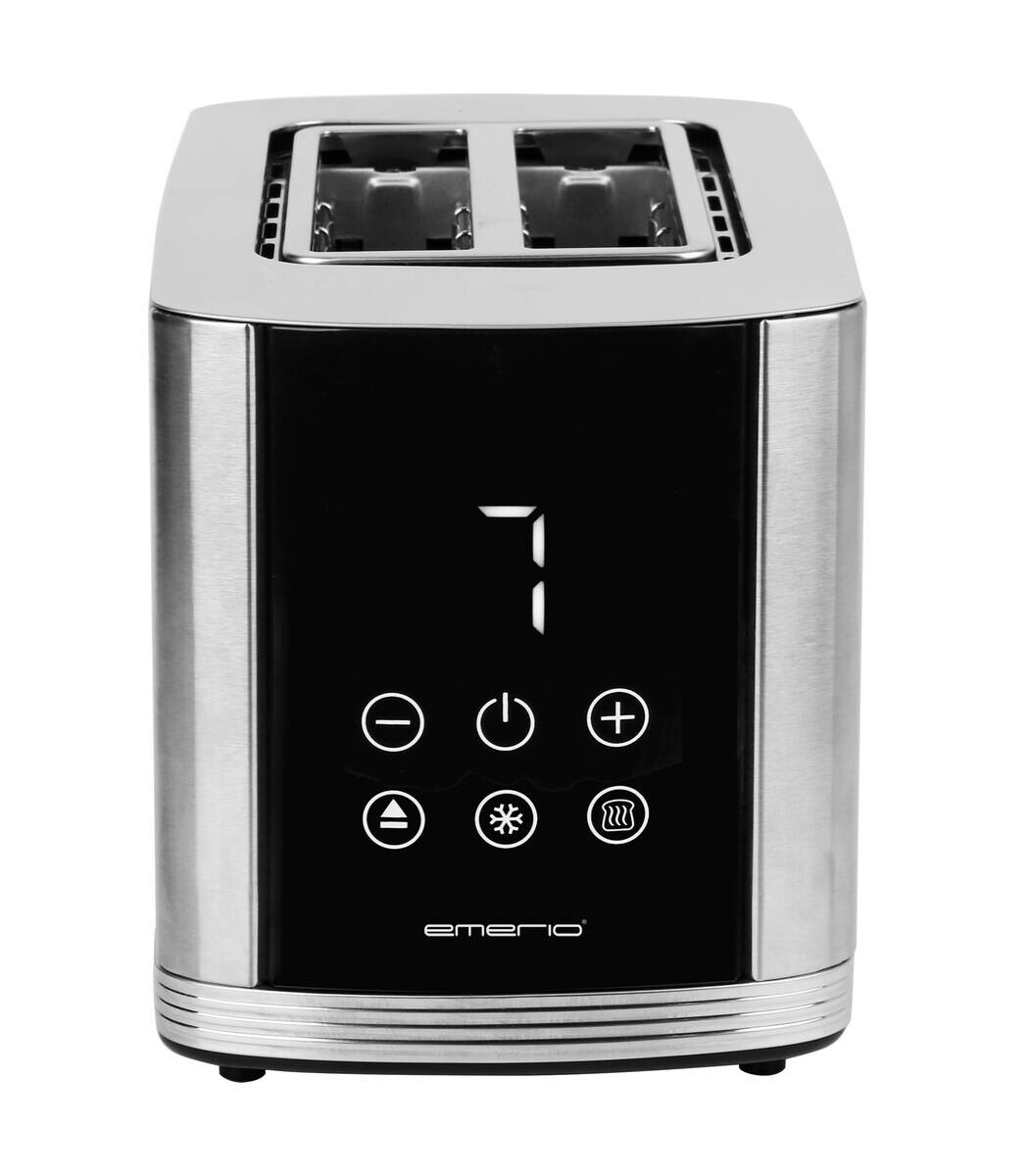 Emerio Toaster TO-128308 silber B/H/L: ca. 16,4x18,9x26,8 cm