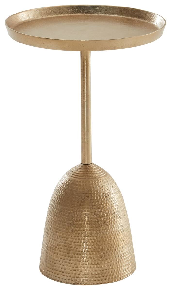 Beistelltisch gold B/H/T: ca. 33x53x33 cm