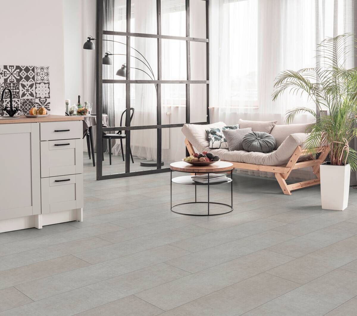 Kronotex Laminatboden Mega Plus ca. 2,249 m² im Paket B/L: ca. 32,6x138 cm pro Paket