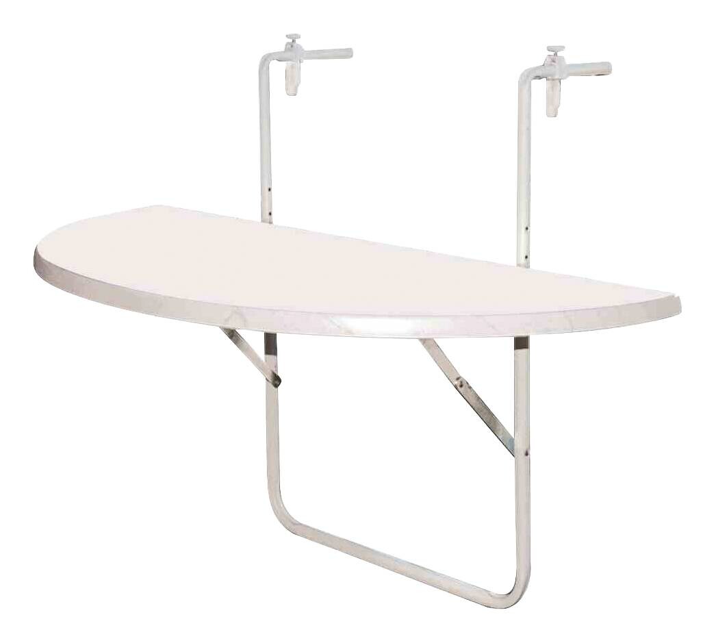 Alco Tisch weiß Kunststoff B/H/L: ca. 50x68x100 cm