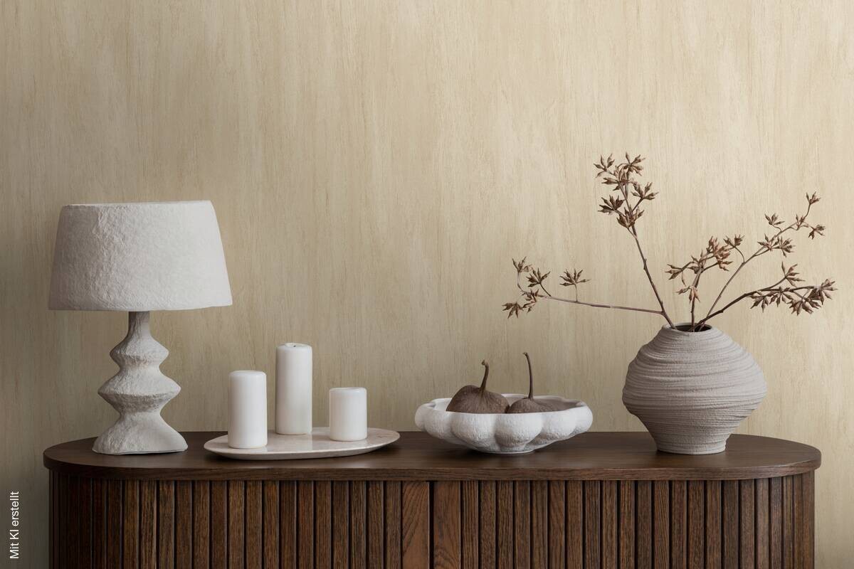 A.S.Creation Vliestapete beige B/H/D: ca. 53x1005x8,3 cm