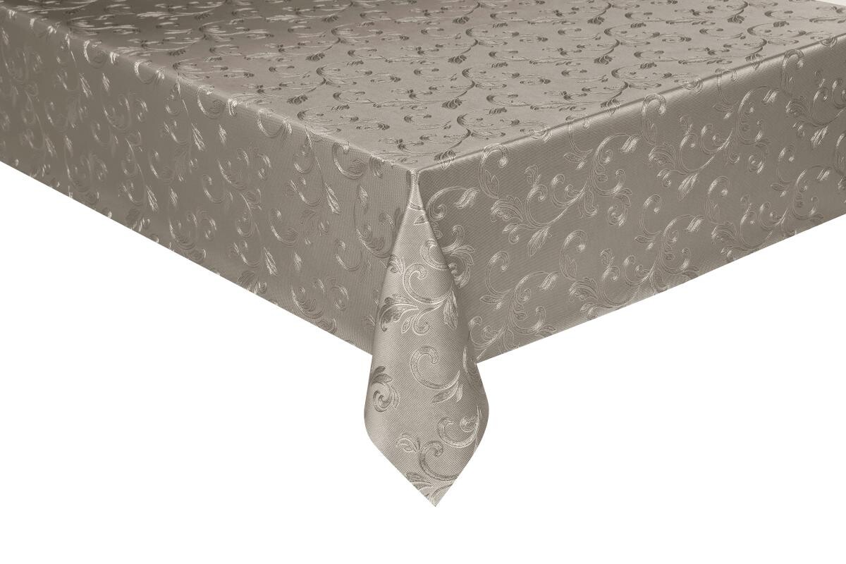 Polyline Abwaschbarer Tischbelag Ranke taupe B: ca. 140 cm
