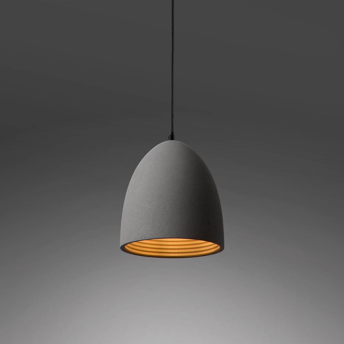 Paul Neuhaus Pendelleuchte ETON 2233-22 grau Beton Eisen B/H/D: ca. 21x120x100 cm E27 3 Brennstellen