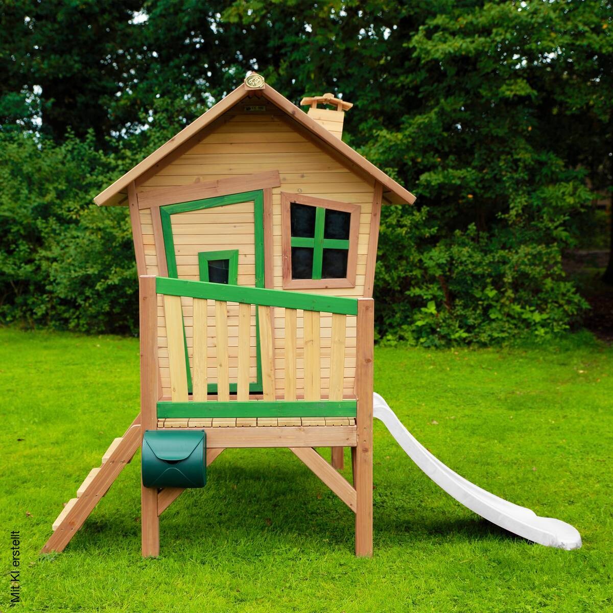 AXI Spielhaus Robin grün B/H/L: ca. 264x203x177 cm