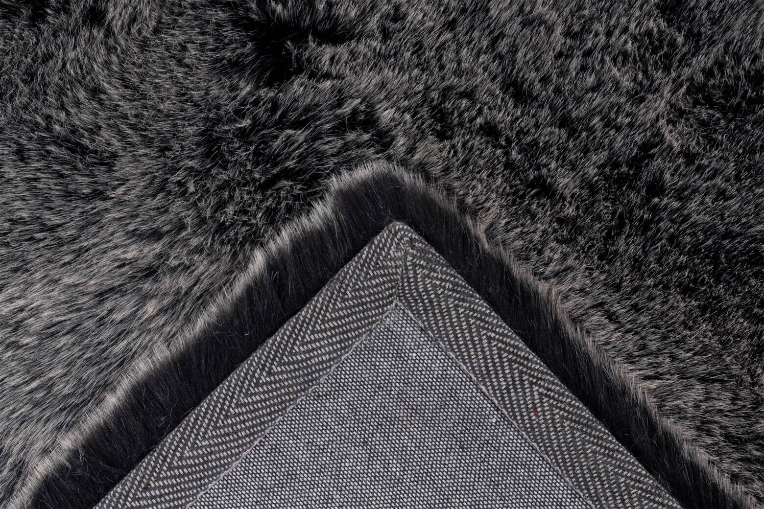 me gusta Hochflorteppich Tender 125 anthrazit B/H/L: ca. 80x5,2x150 cm