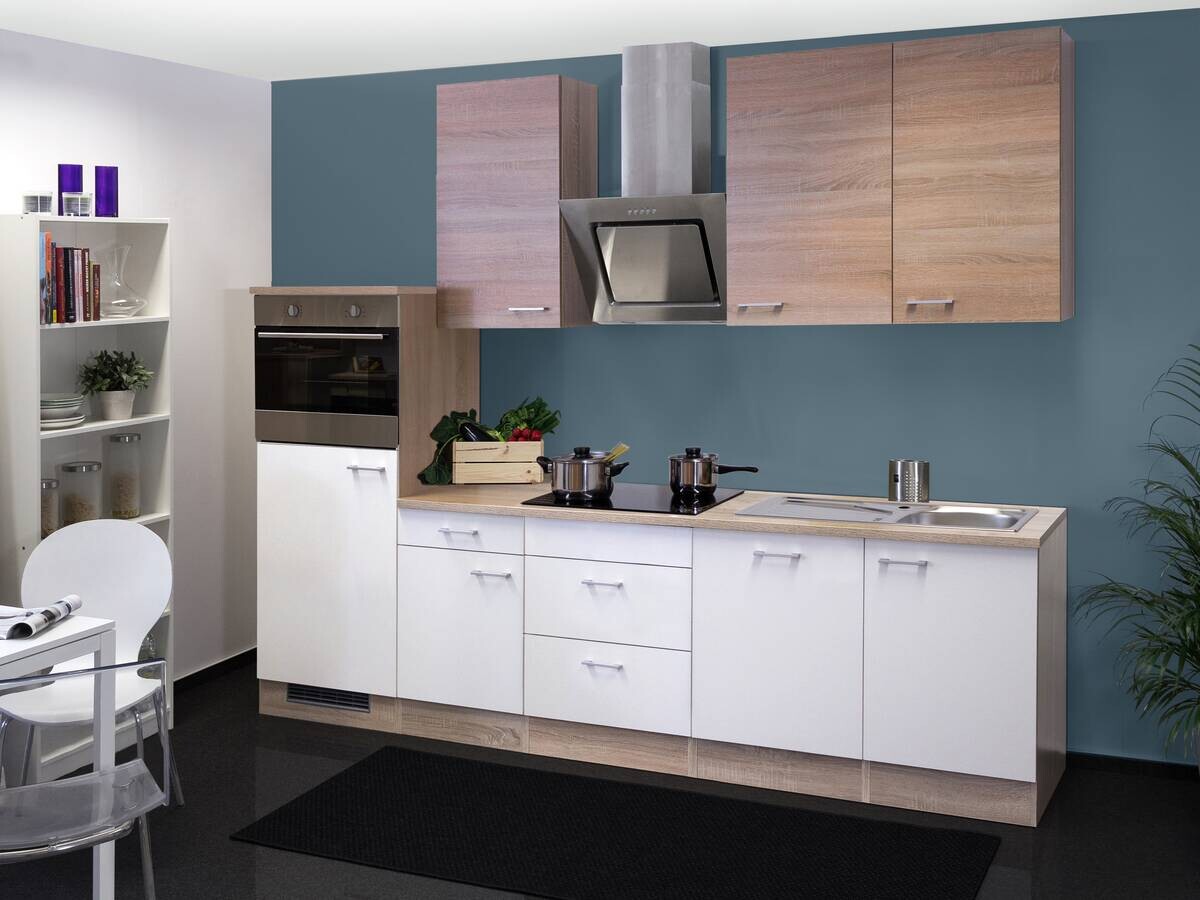 Küchenblock Samoa weiß B/H/T: ca. 280x234x60 cm