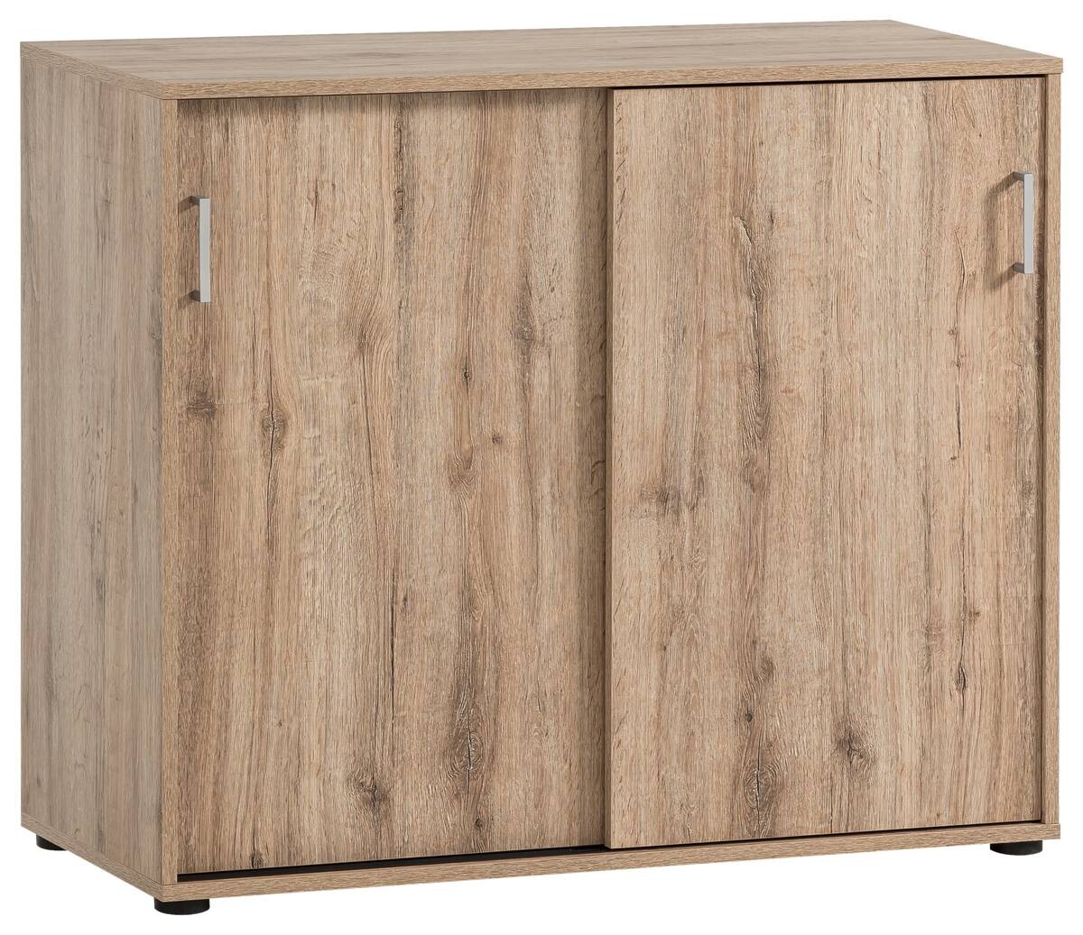 Schiebetürenschrank Niels Eiche B/H/T: ca. 100x83,6x41 cm