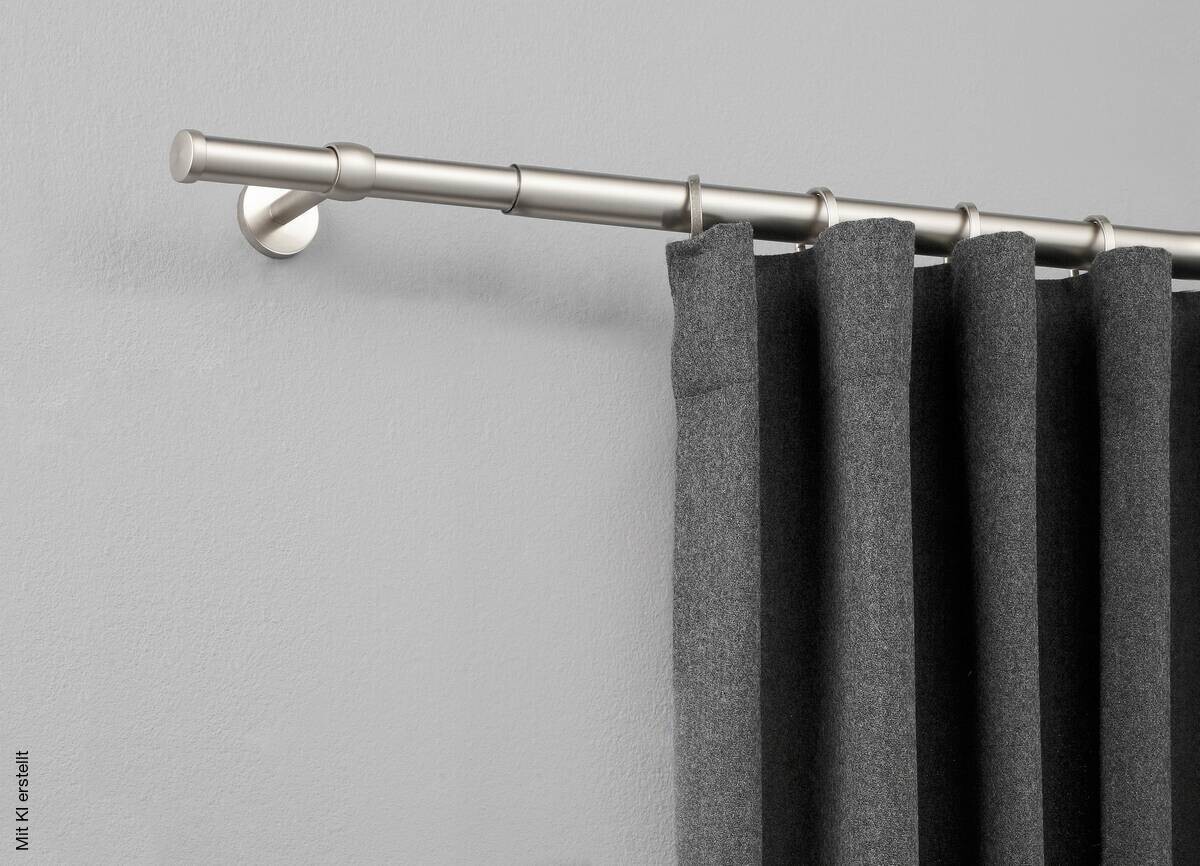 ondeco Stilgarnituren cap-noble Edelstahloptik Metall ausziehbar von ca. 120 bis 210 cm 1 Läufe