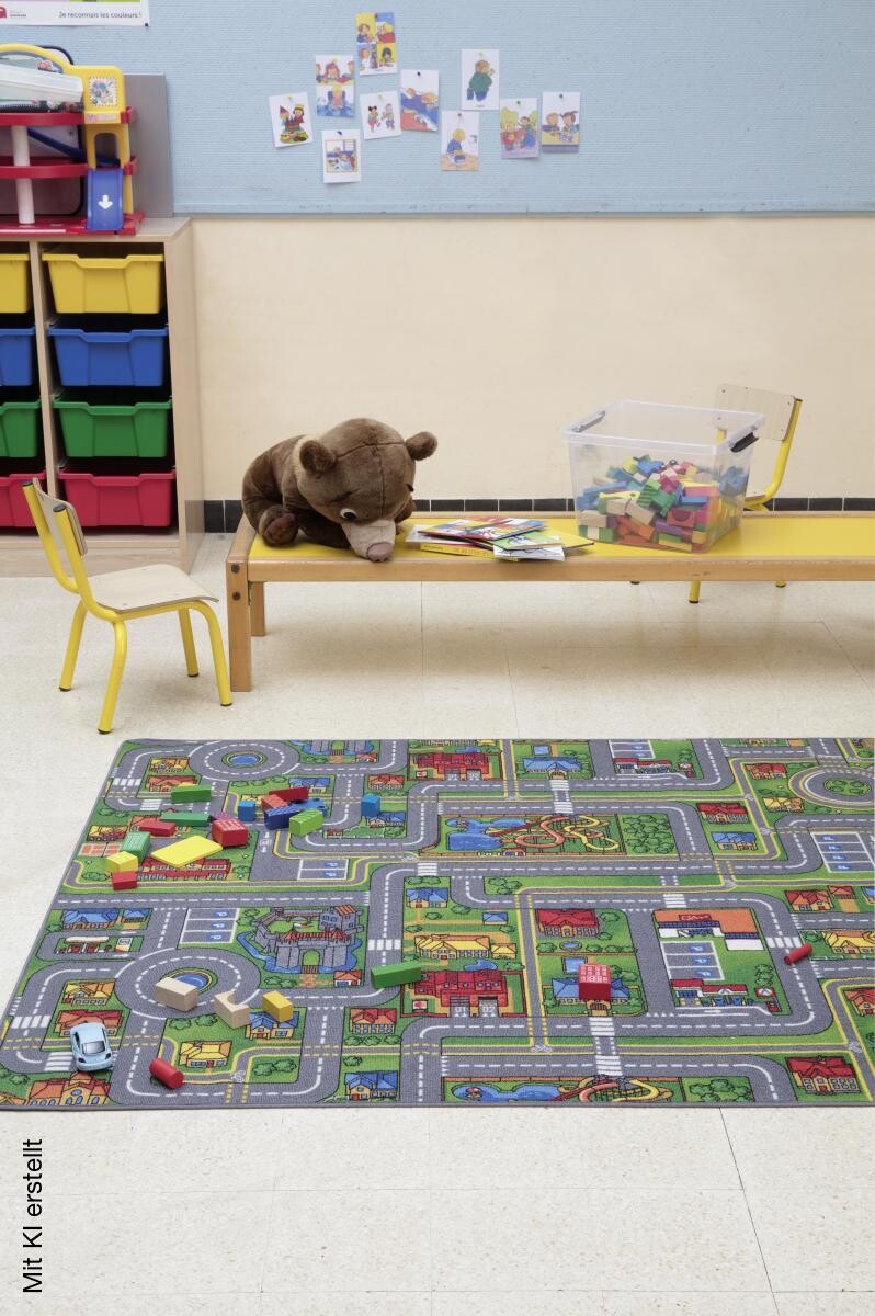Kinderteppich Playcity Multi B/L: ca. 95x200 cm