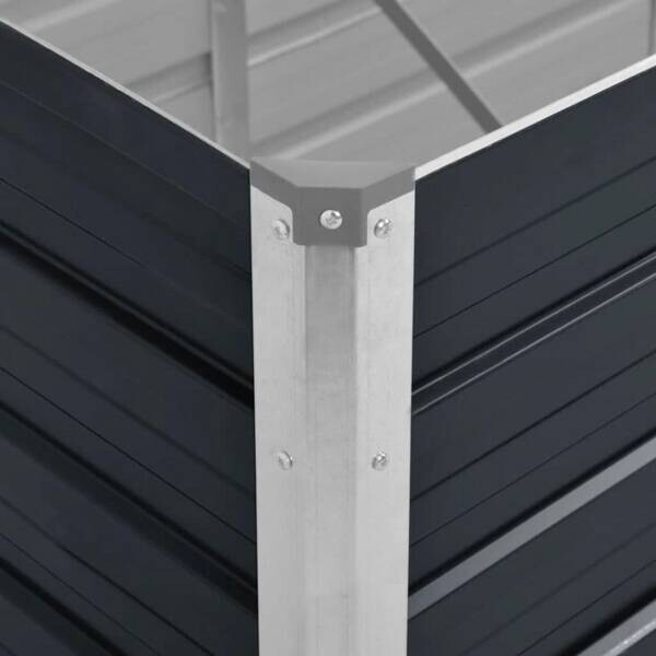 Hochbeet anthrazit Stahl B/H/L: ca. 40x77x100 cm