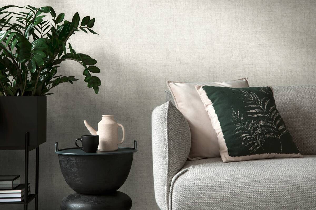 A.S.Creation Vliestapete grau B/H/D: ca. 53x1005x8,5 cm