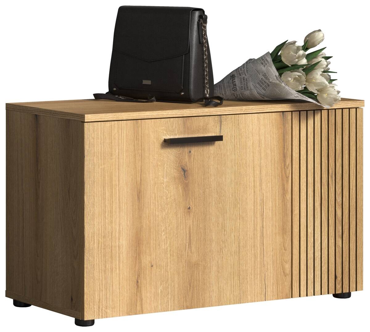 Schuhbank Pure Bliss Eiche Evoke Oak Nachbildung B/H/T: ca. 80x49x36 cm