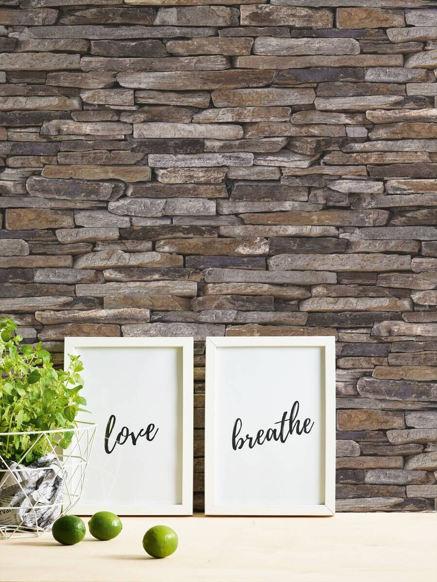 A.S.Creation Vliestapete beige blau B/H/D: ca. 53x1005x9 cm