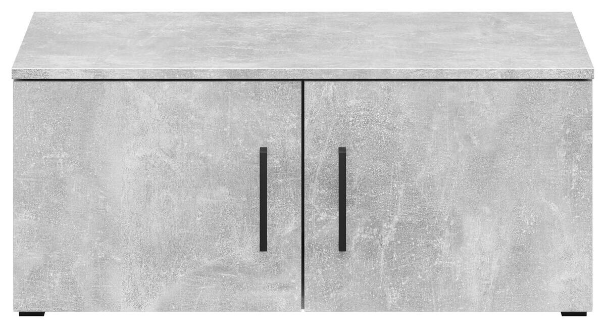 Aufsatz Multi-Stauraum Typ 22 Beton Optik B/H/T: ca. 80x35x40 cm