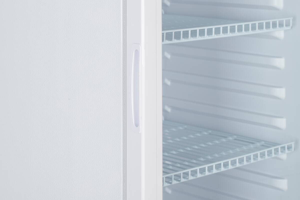 POCOline Glastürkühlschrank GTK144-235 DW weiß B/H/T: ca. 54x144x55 cm