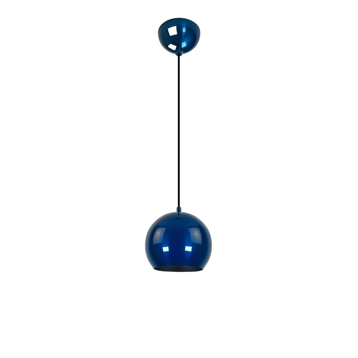 Opviq Pendelleuchte blau B/H/T: ca. 20x111x20 cm E27 1 Brennstellen
