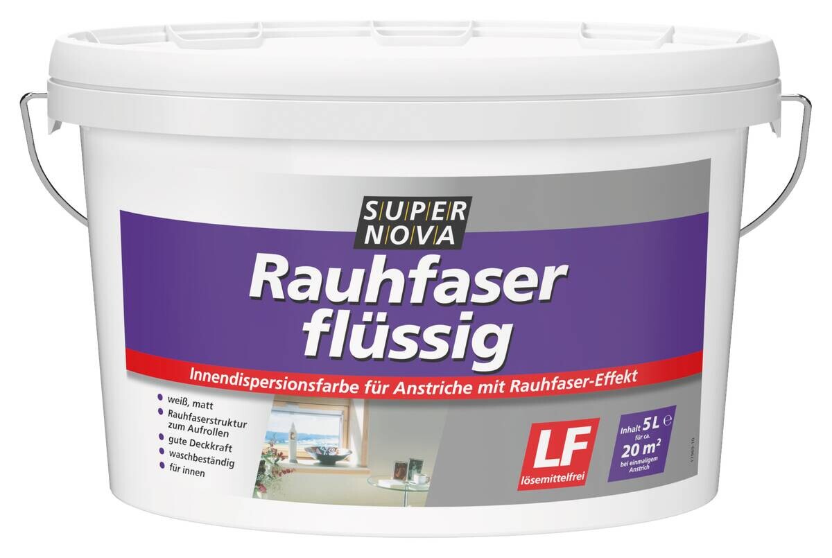 Flüssige Raufaser weiß ca. 5 l