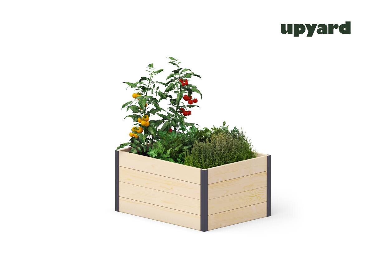 UPYARD Hochbeet MODERN natur Holz B/H/L: ca. 60x40x80 cm
