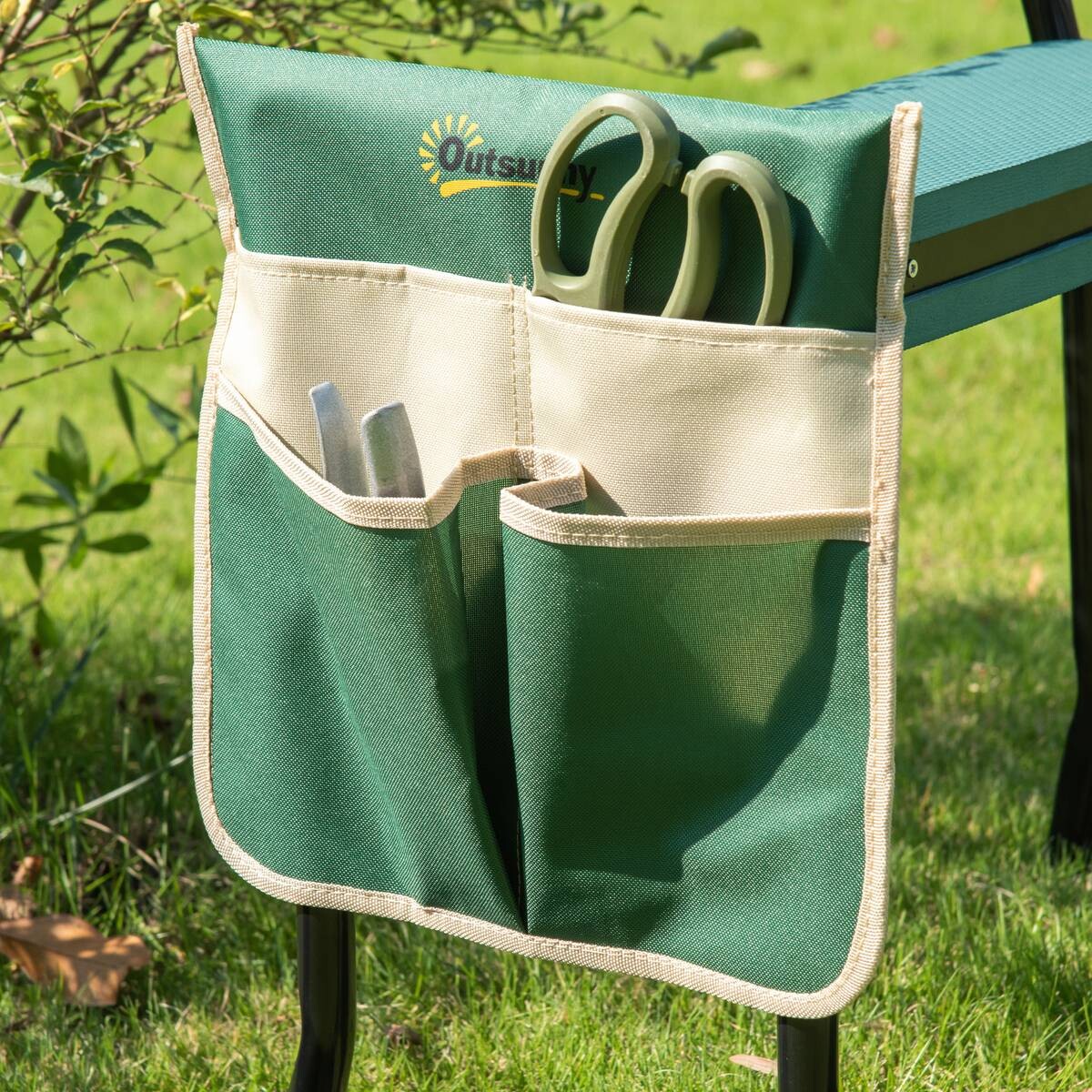 Outsunny Gartenhocker grün B/H/T: ca. 58x49x28 cm ca. 150 kg