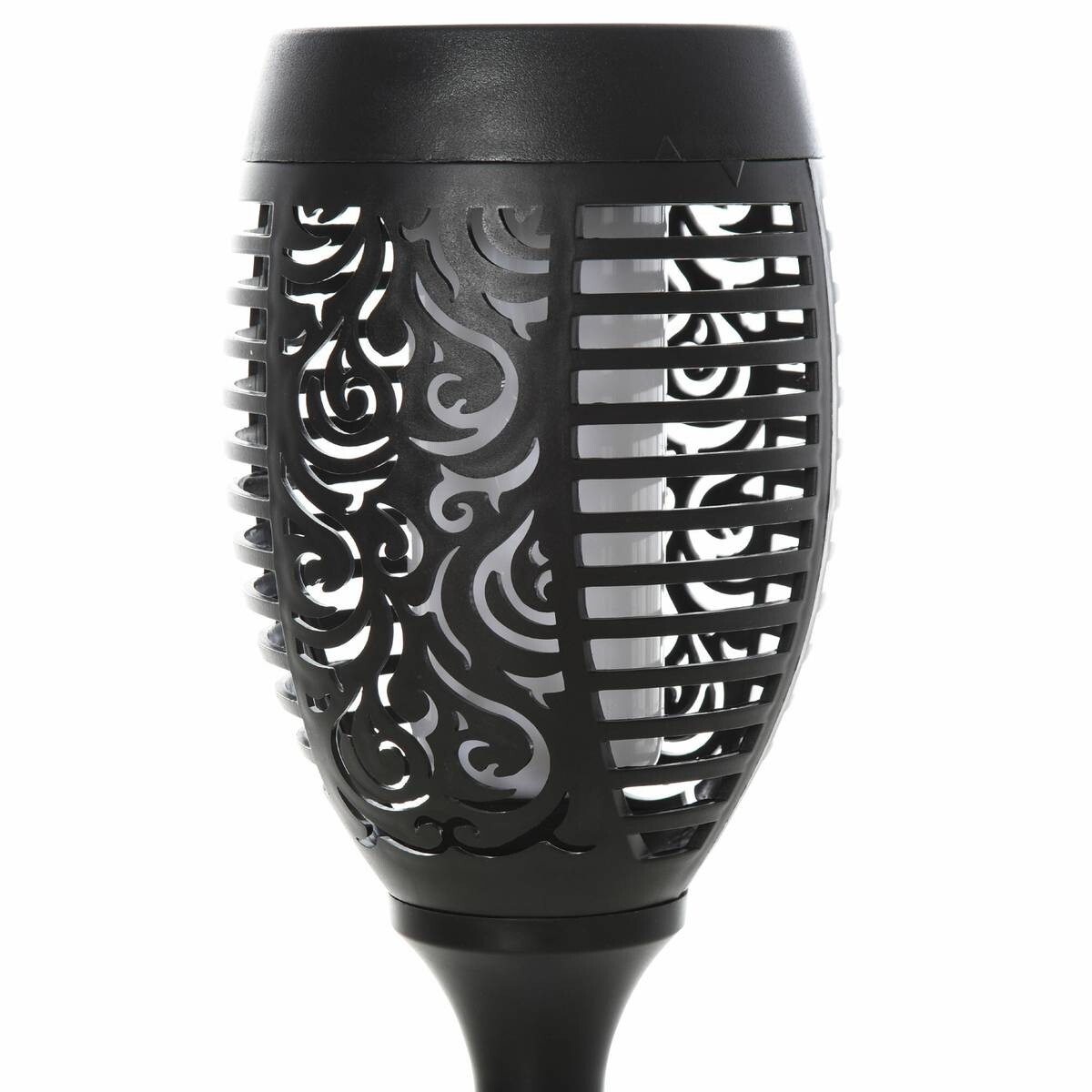 Solarleuchte im 4er-Set schwarz Kunststoff H/D: ca. 72x12 cm